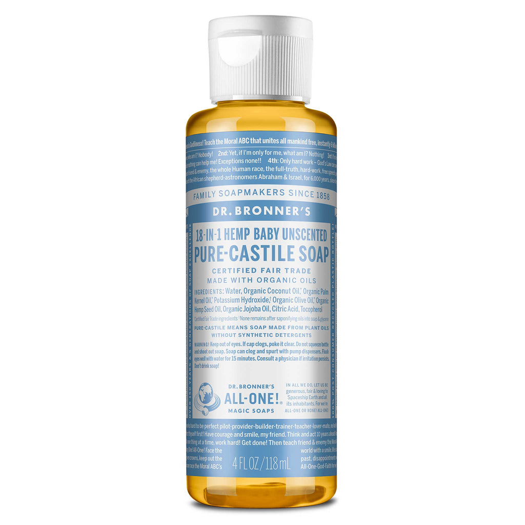 Dr Bronner's Unscented - Pure-Castile Magic Soap
