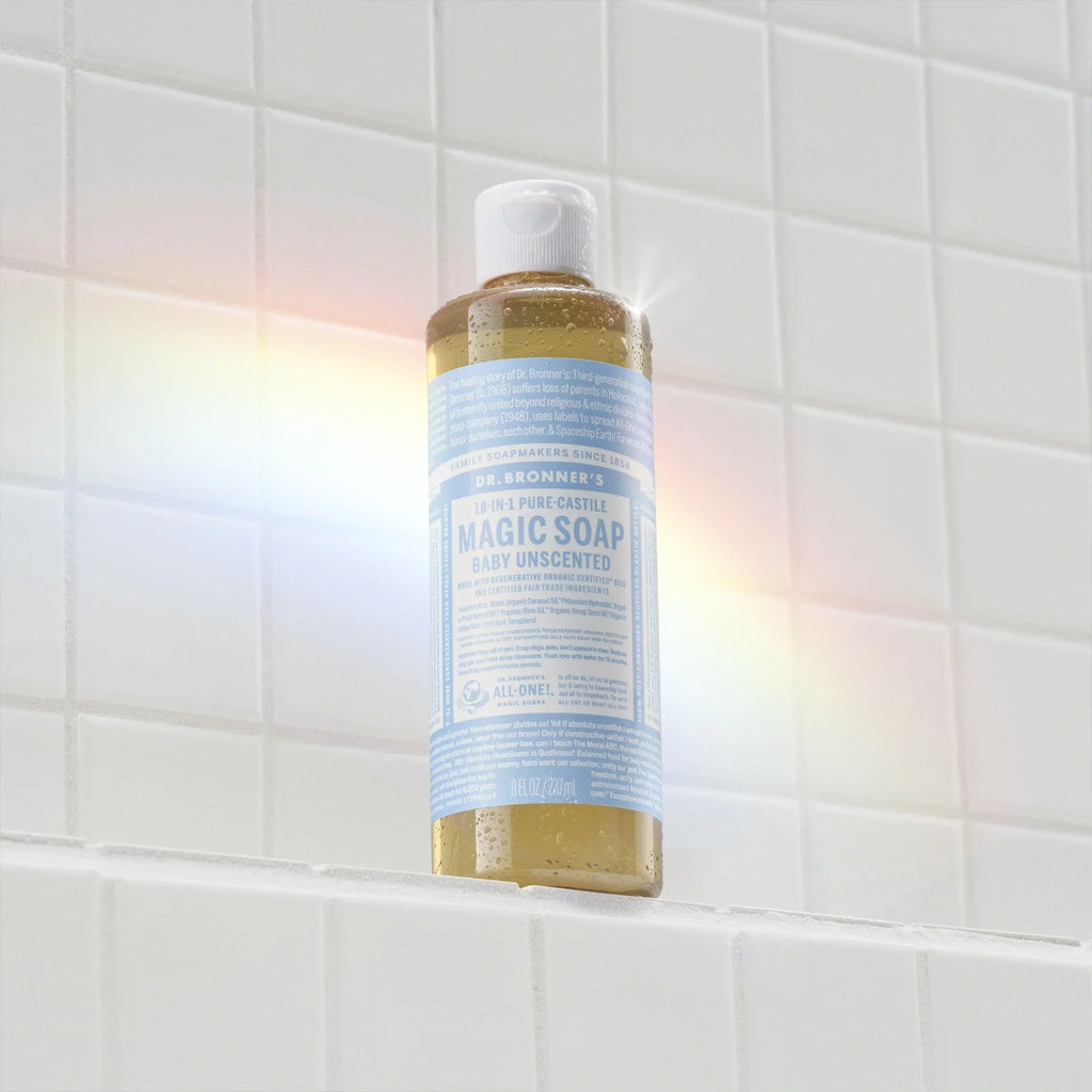 Dr Bronner's Unscented - Pure-Castile Magic Soap