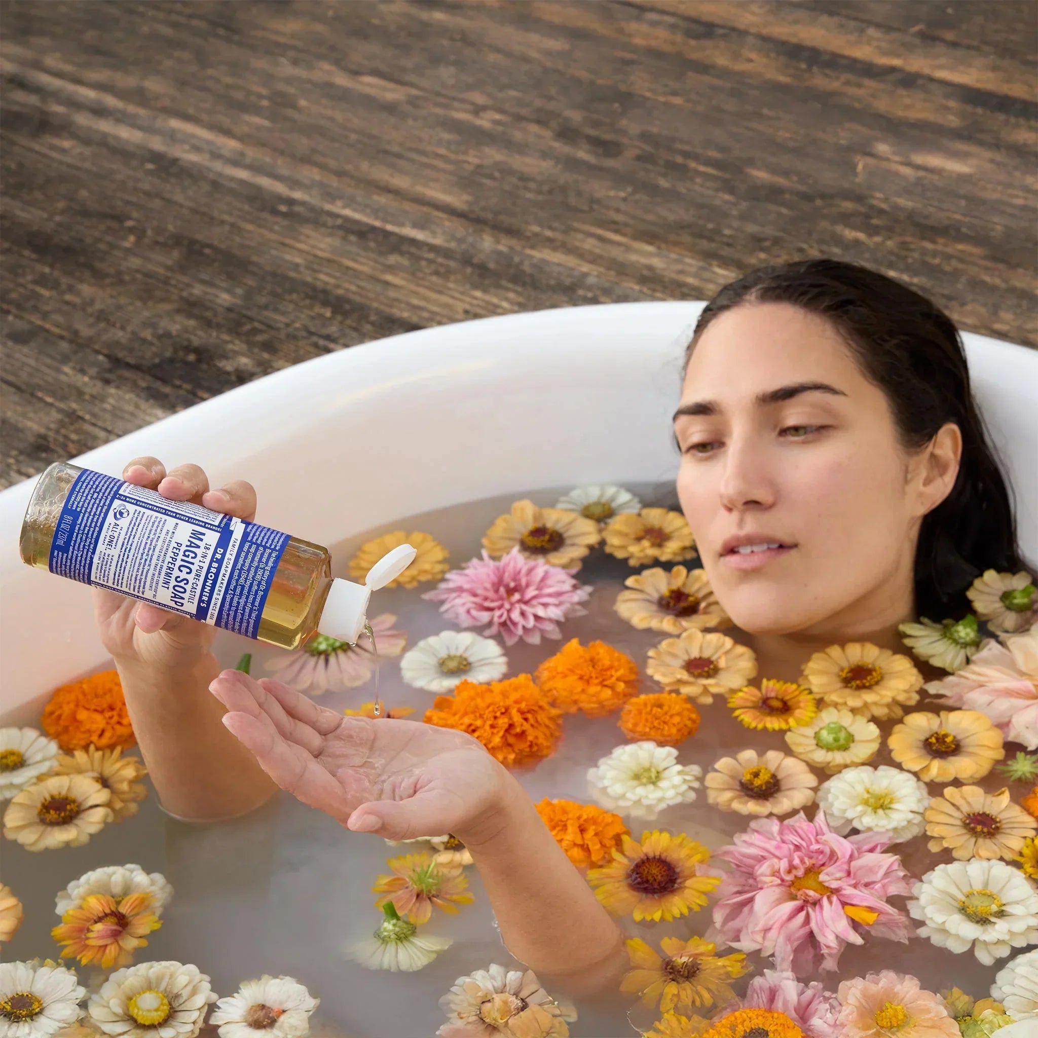 Dr Bronner's Peppermint - Pure-Castile Magic Soap
