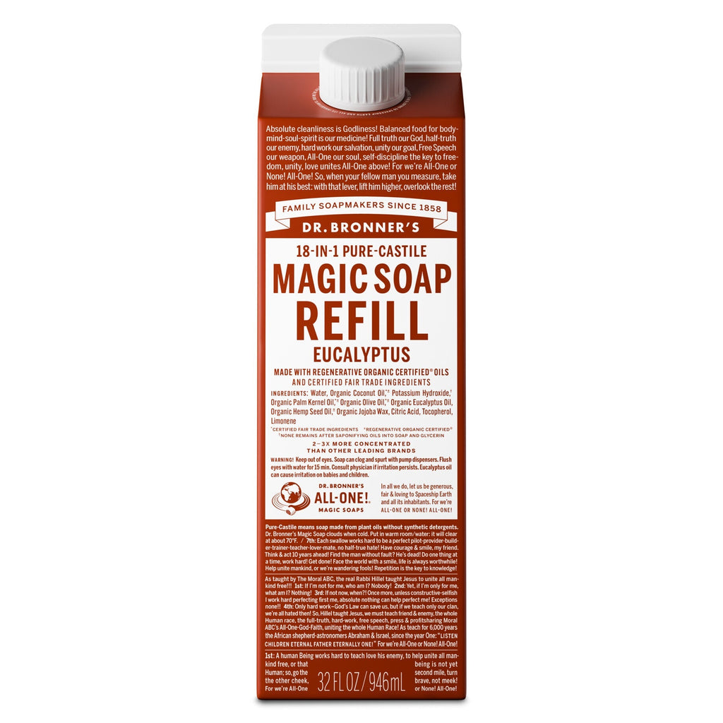 Dr Bronner's Eucalyptus - Pure-Castile Magic Soap Refill