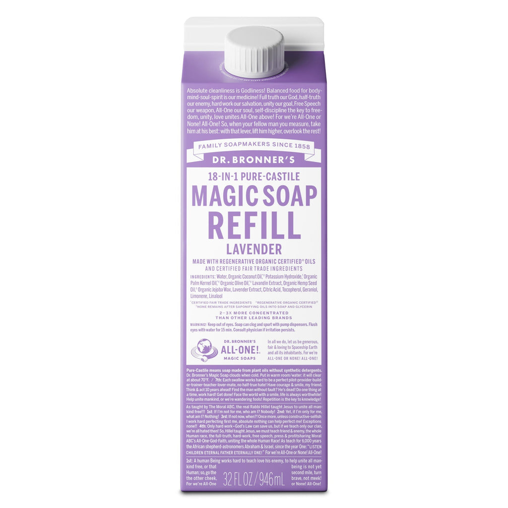 Dr Bronner's Lavender - Pure-Castile Magic Soap Refill