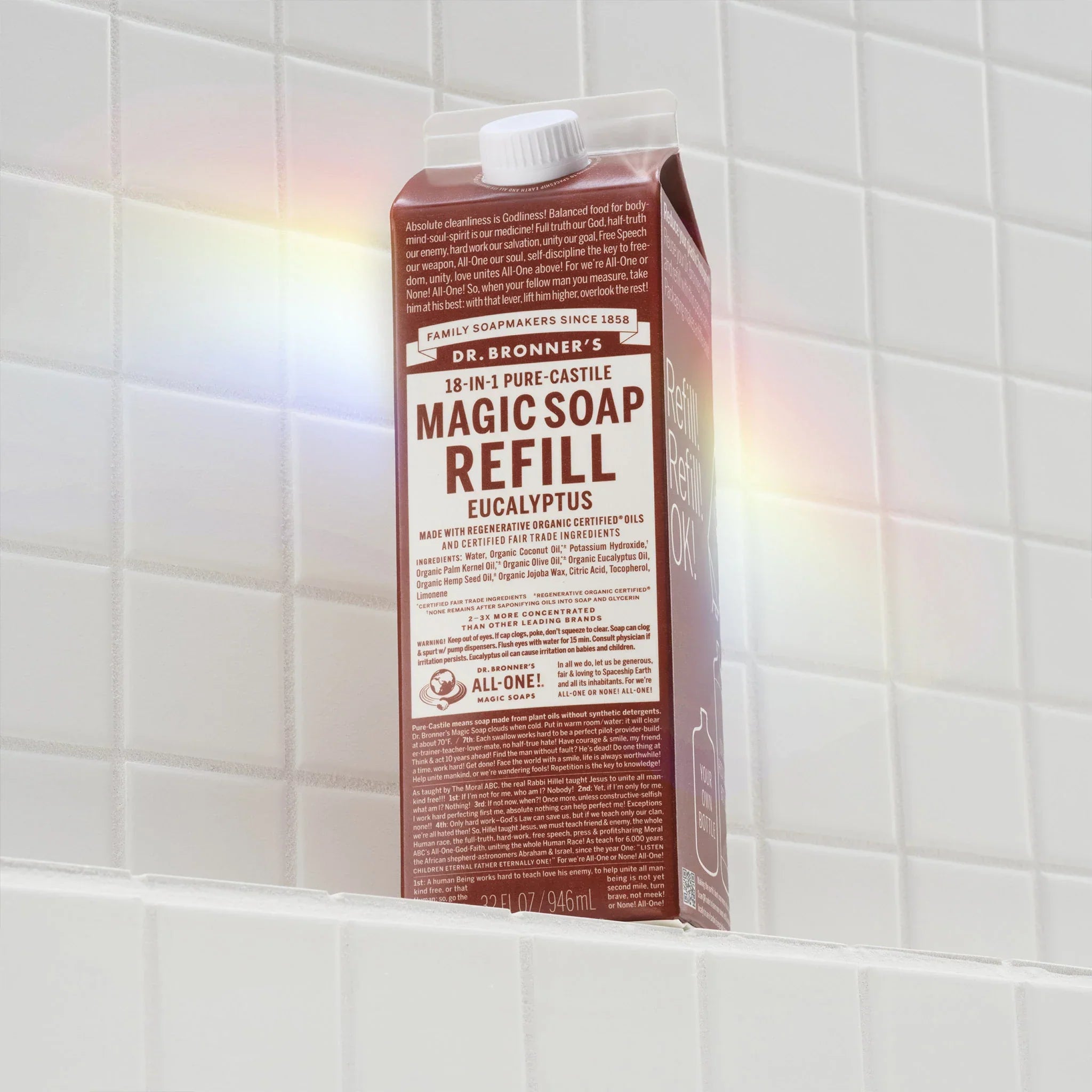 Dr Bronner's Eucalyptus - Pure-Castile Magic Soap Refill