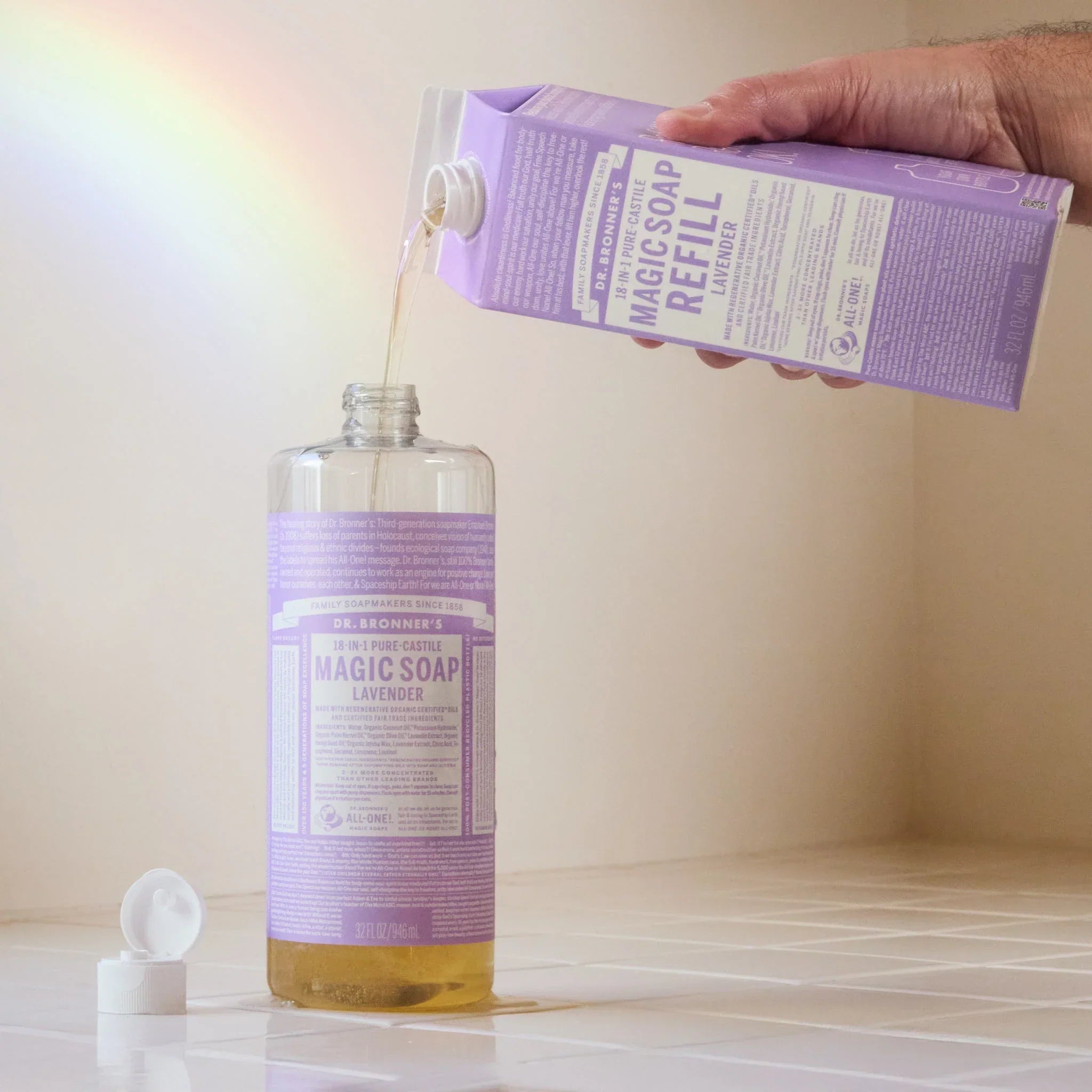 Dr Bronner's Lavender - Pure-Castile Magic Soap Refill