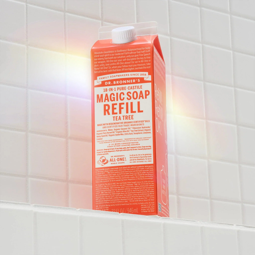 Dr Bronner's Tea Tree - Pure-Castile Magic Soap Refill