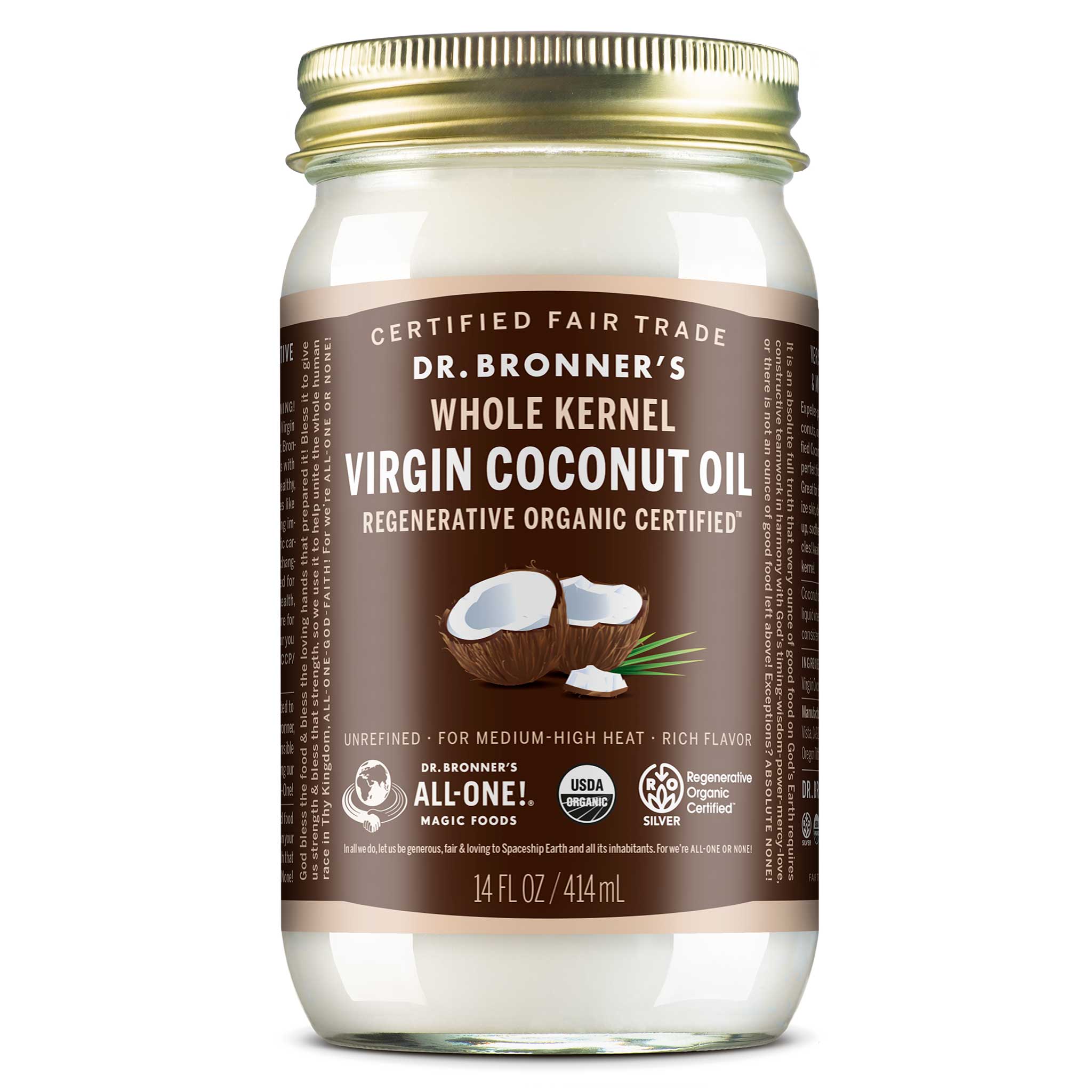 Dr Bronner's Whole Kernel - Virgin Coconut Oil