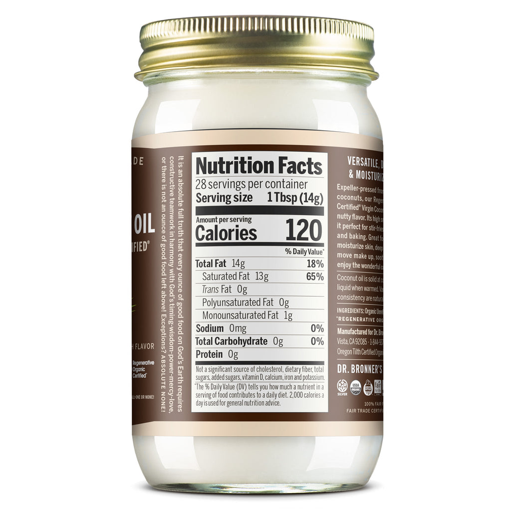 Dr Bronner's Whole Kernel - Virgin Coconut Oil